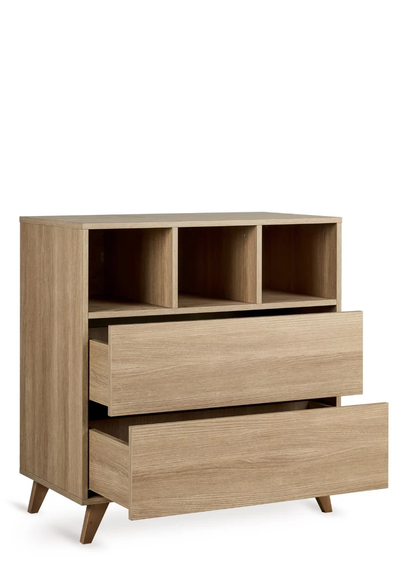 (Wickel-)Kommode 'Loft' Honey Ash