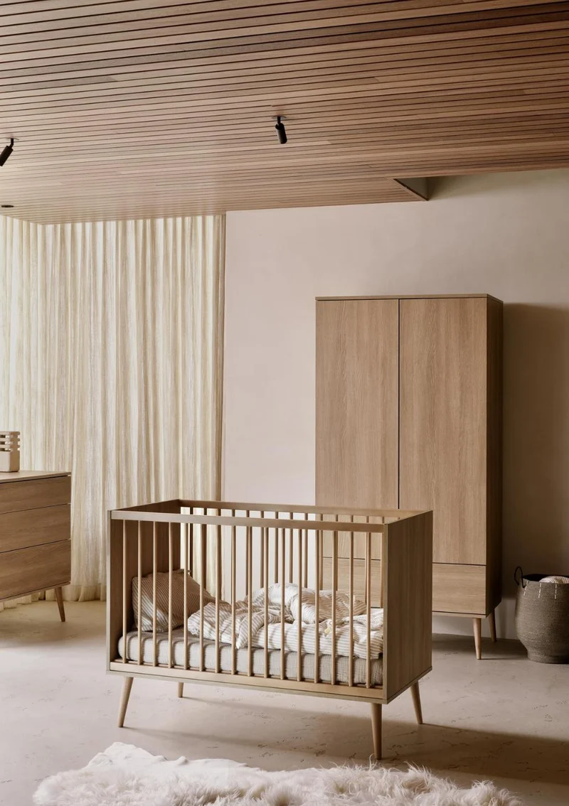Babybett 'Flow' Honey Ash 120 x 60 cm