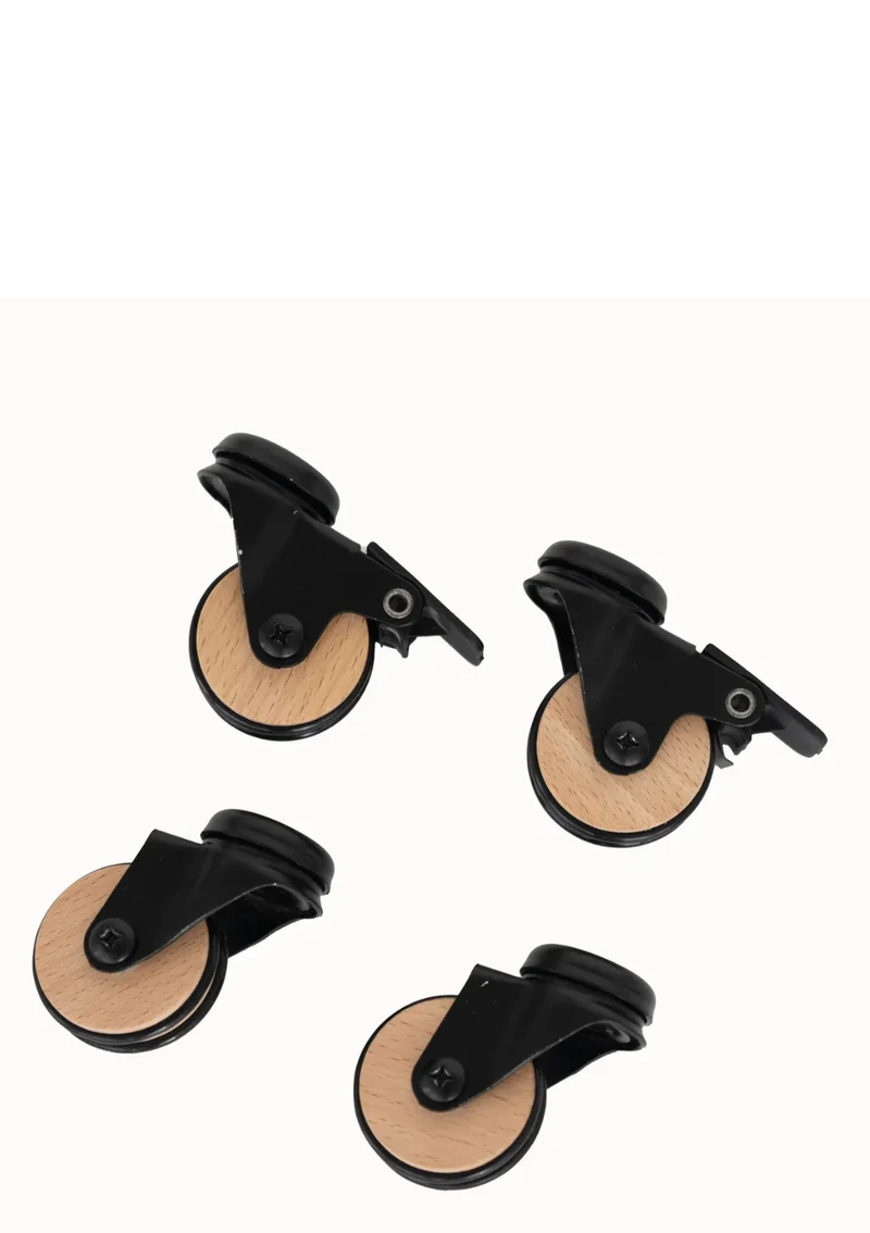 4er-Set Lenkrollen für das 4-in-1 Babybett