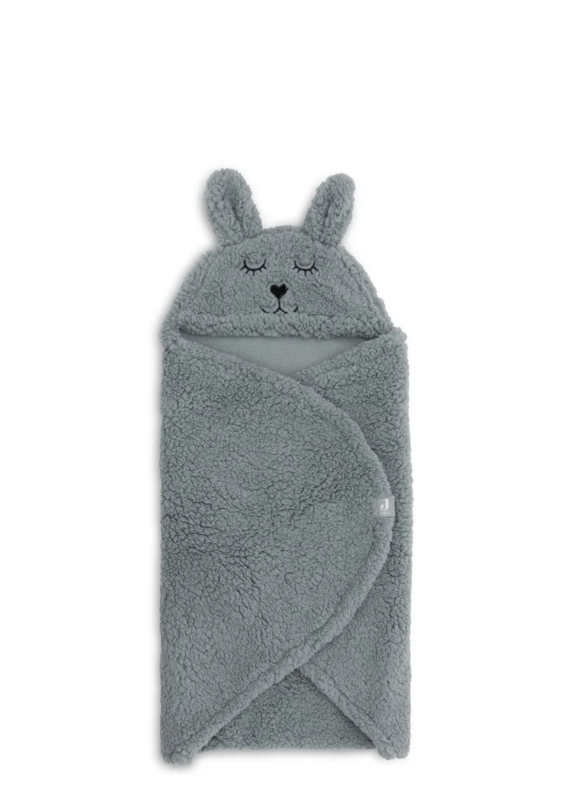 Einschlagdecke für Babyschale 'Bunny' Sea Green