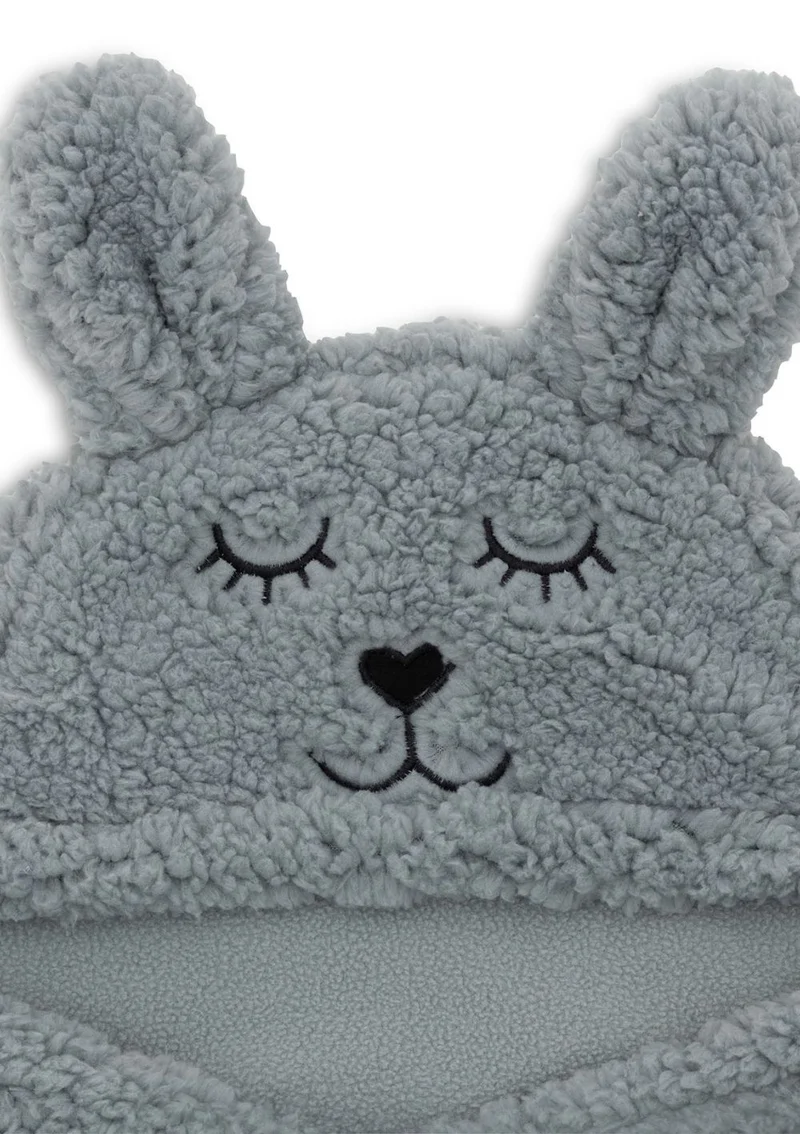 Einschlagdecke für Babyschale 'Bunny' Sea Green