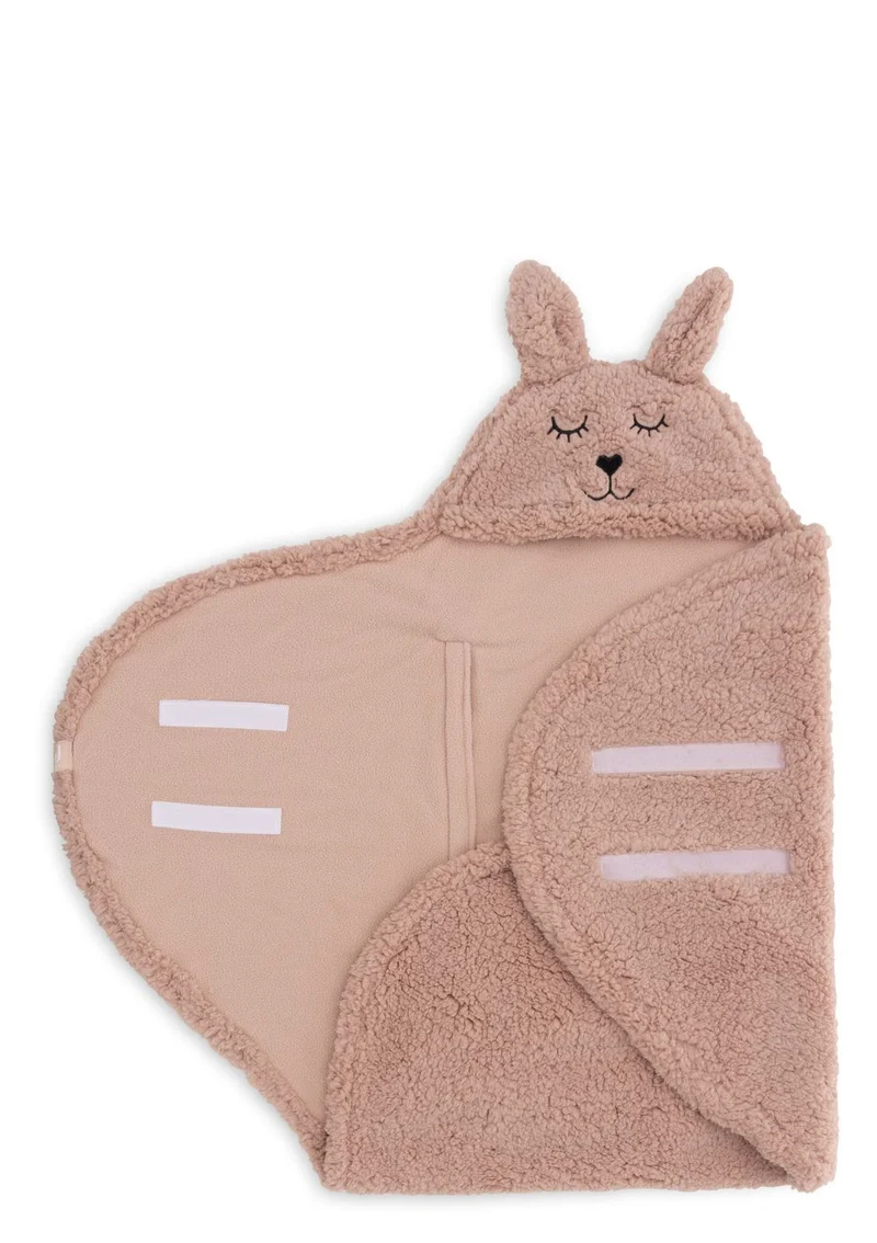 Einschlagdecke für Babyschale 'Bunny' Wild Rose