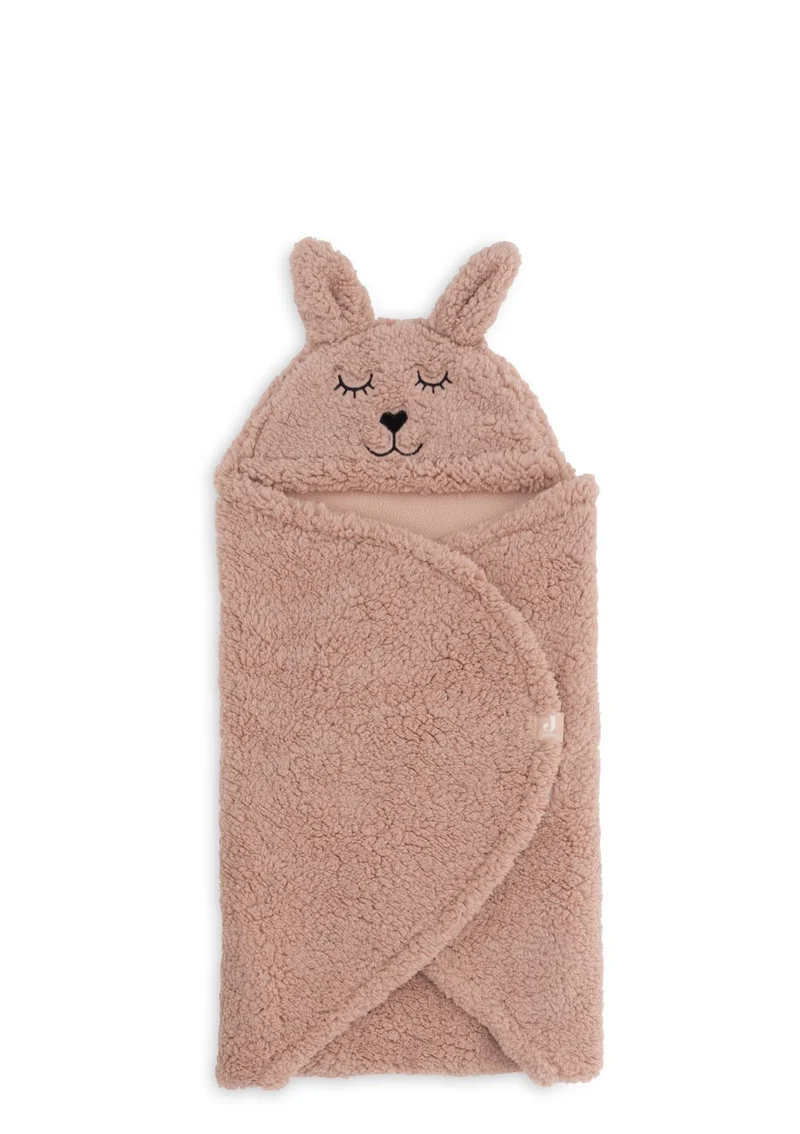 Einschlagdecke für Babyschale 'Bunny' Wild Rose