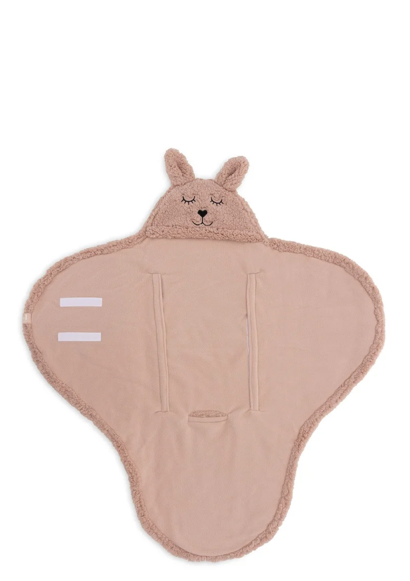 Einschlagdecke für Babyschale 'Bunny' Wild Rose