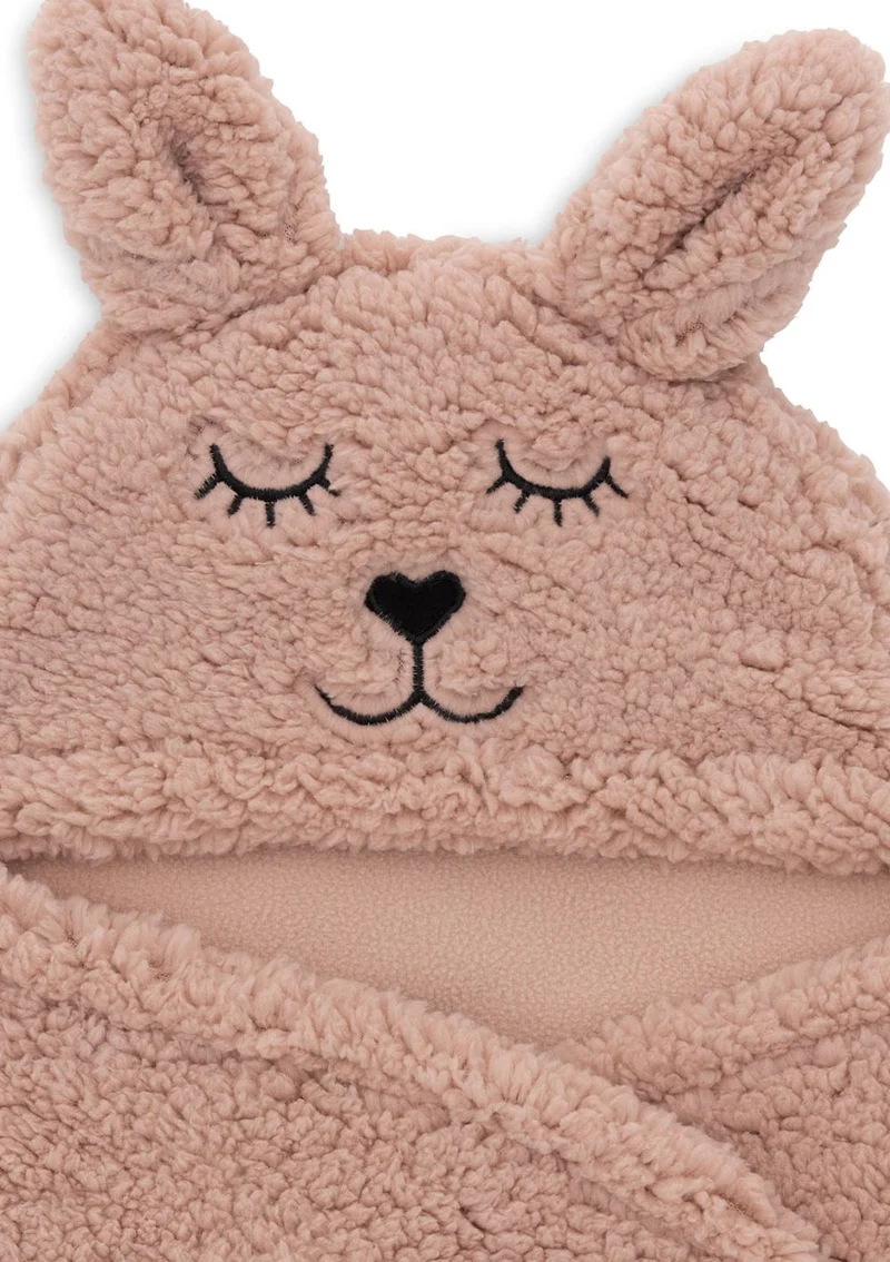 Einschlagdecke für Babyschale 'Bunny' Wild Rose