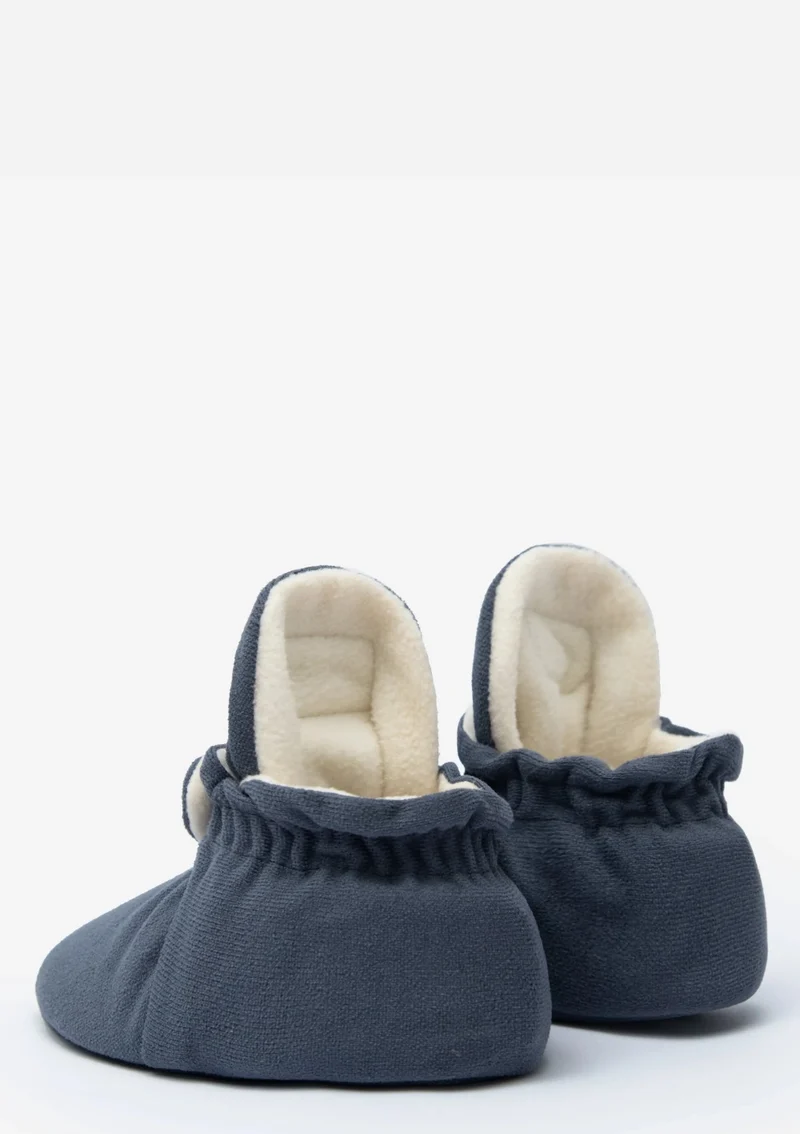Baby Booties Gamuza Night Blue