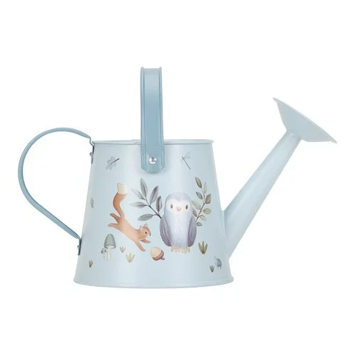 Blaue Little Dutch Gießkanne "Forest Friends" aus Metall