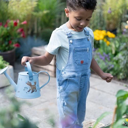 Blaue Little Dutch Gießkanne "Forest Friends" aus Metall