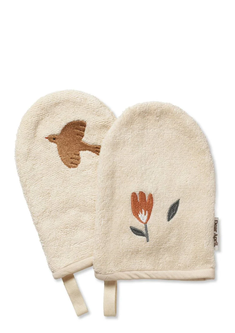 2er-Set Waschlappen 'Paw' Harmony