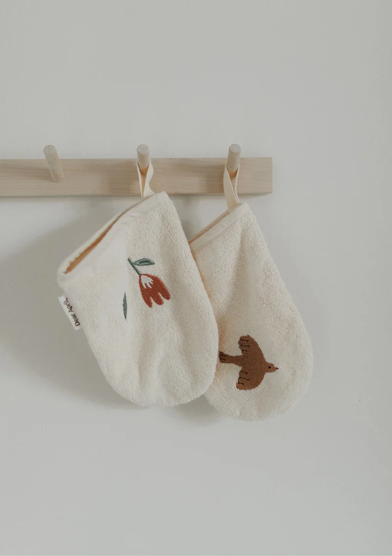 2er-Set Waschlappen 'Paw' Harmony