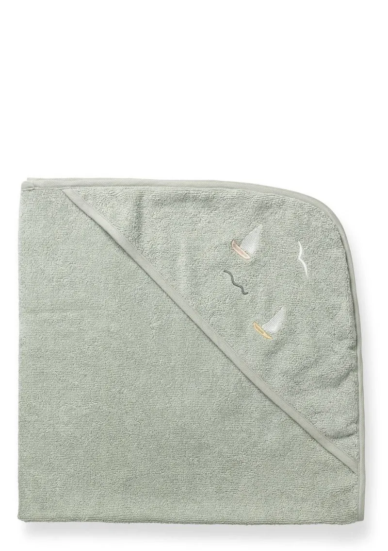 Baby Kapuzenhandtuch 'Petal' Sailboats