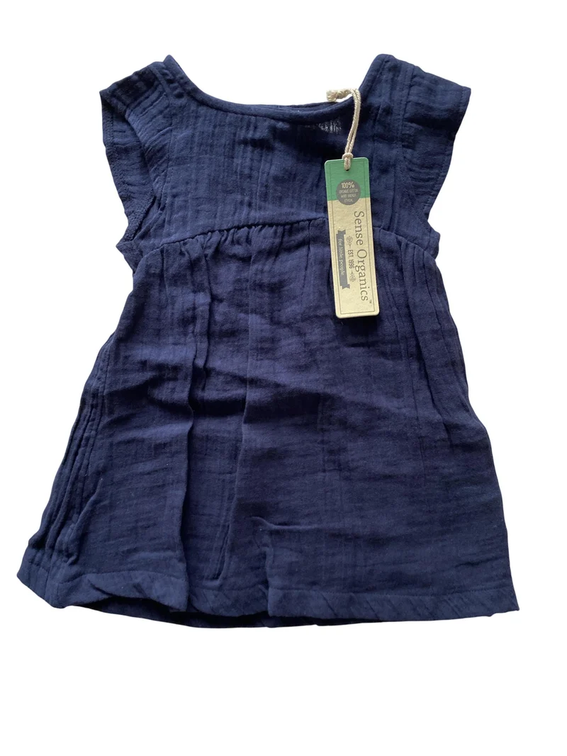 Sense Organics Musselin Kleid 92 | 2yrs, 98 | 3yrs