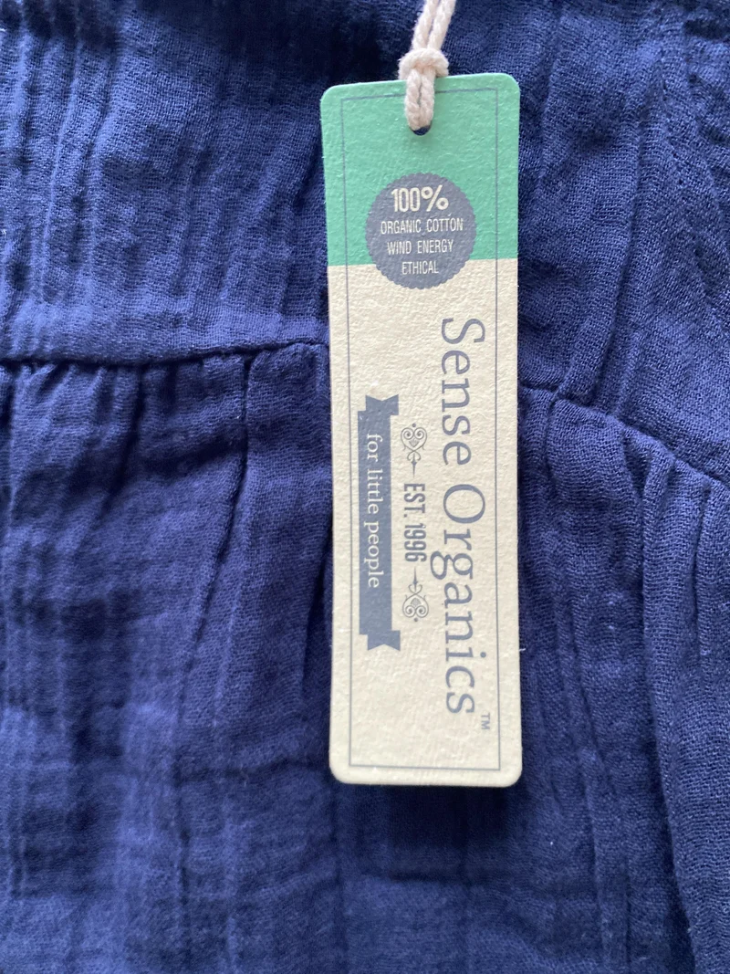 Sense Organics Musselin Kleid 92 | 2yrs, 98 | 3yrs