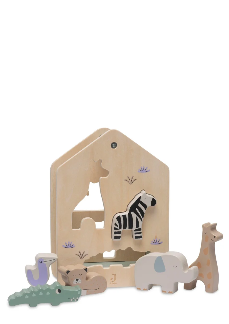 Holz Sortierbox 'Jungle Jambo'