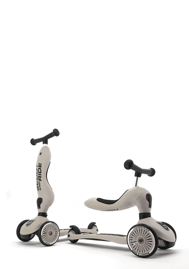 2in1 Kickboard 'Highway Kick 1' ash
