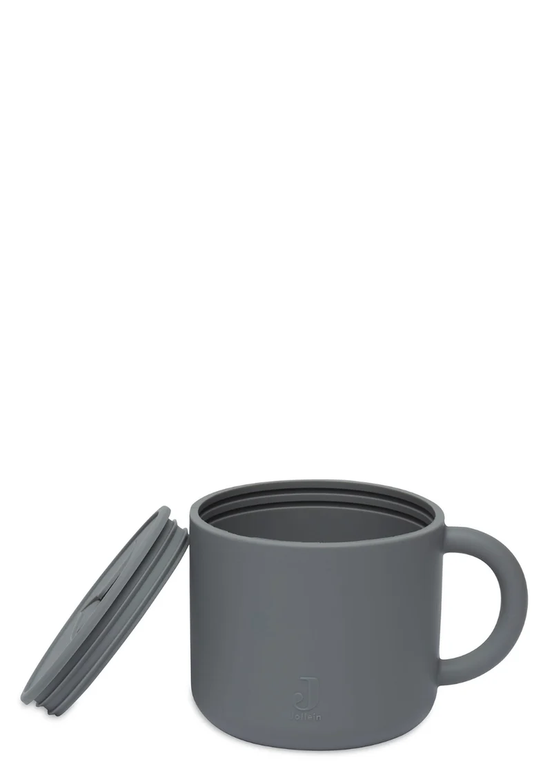 Silikon Snackbecher Stormy Grey