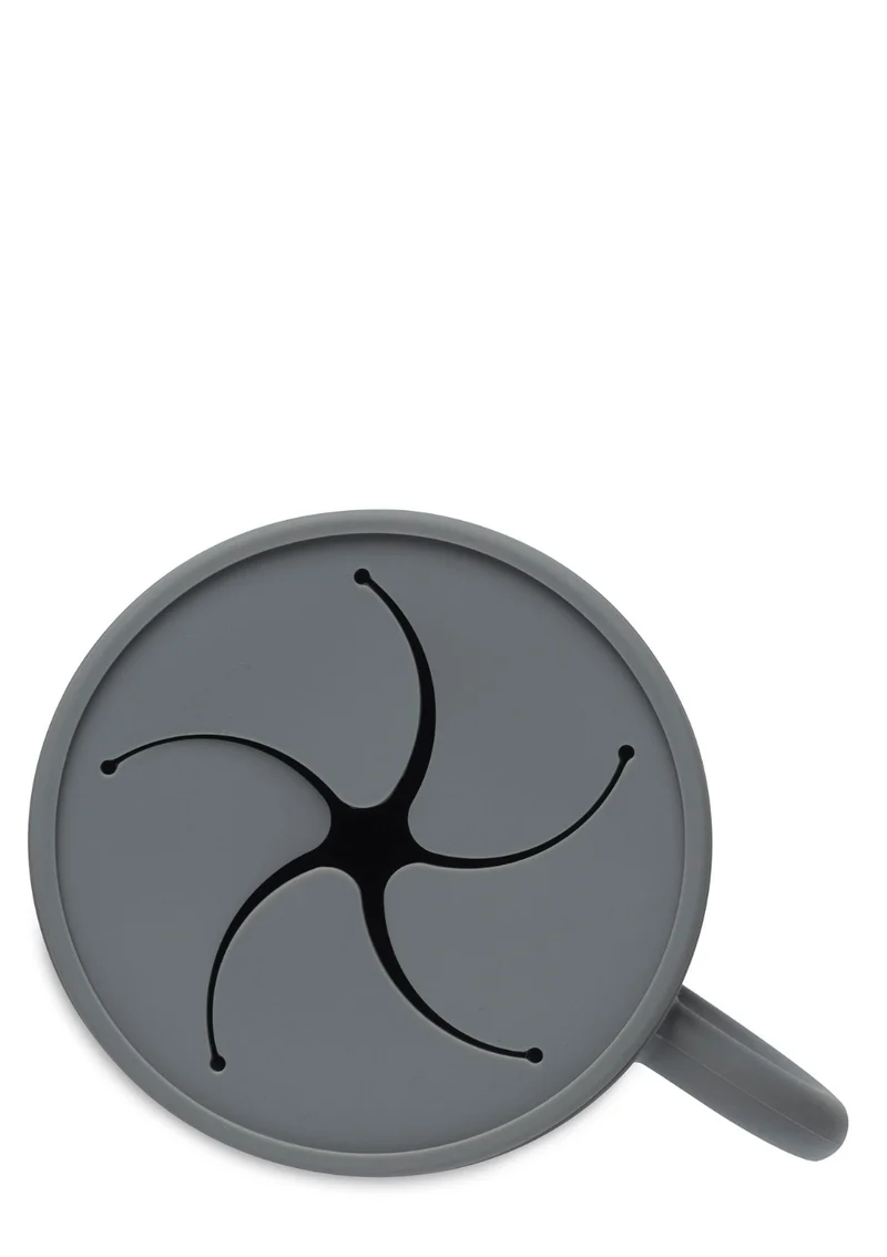 Silikon Snackbecher Stormy Grey