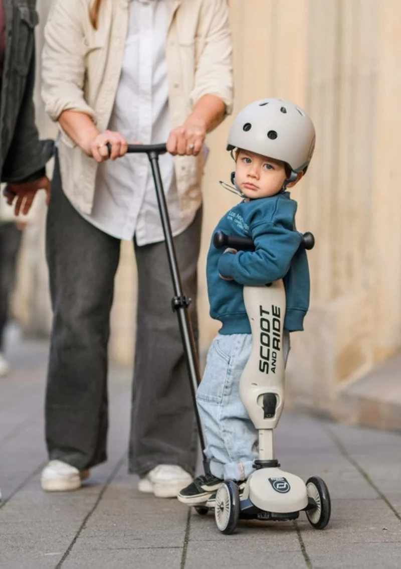 2in1 Kickboard 'Highwaykick 1 Push & Go' ash