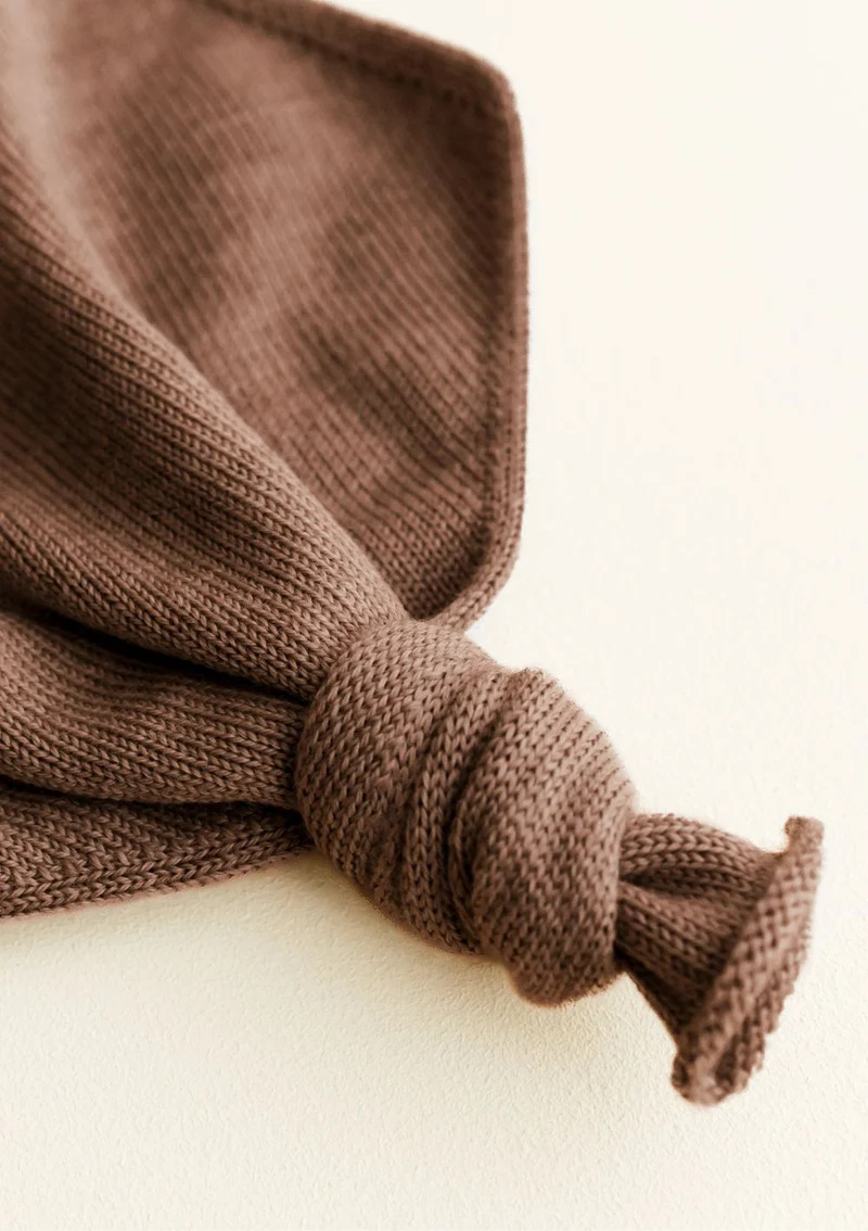 Merino Schmusetuch 'Teddy Tokki' Mocha
