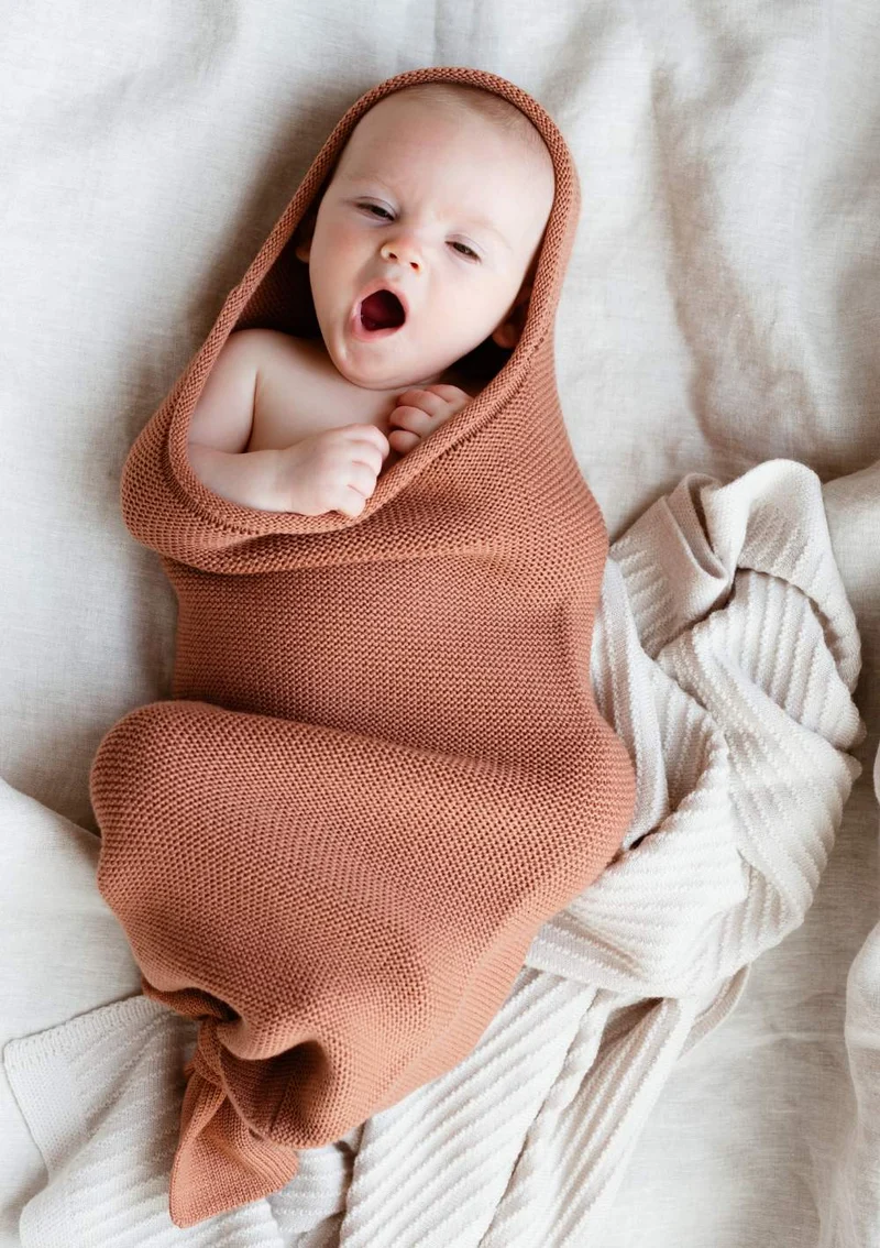 Merino Strick-Pucksack 'Cocoon' Cream