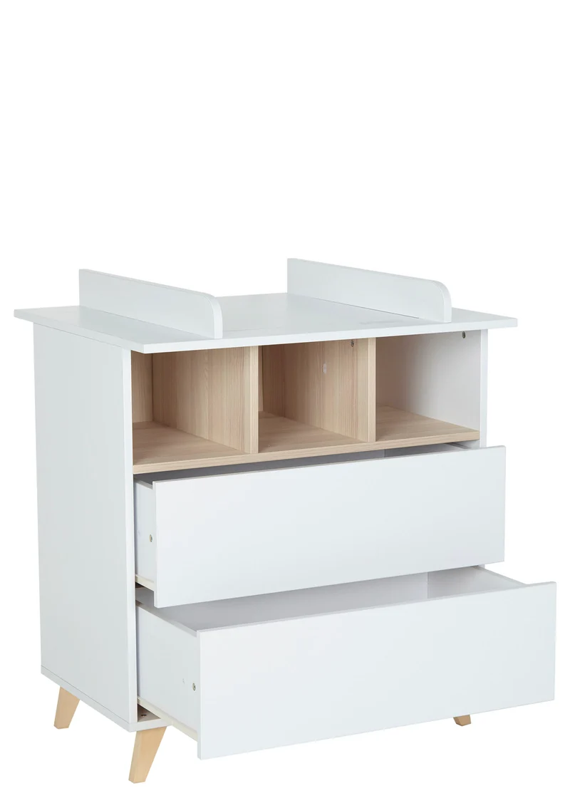 Wickelaufsatz für Kommode 'Loft' Weiß