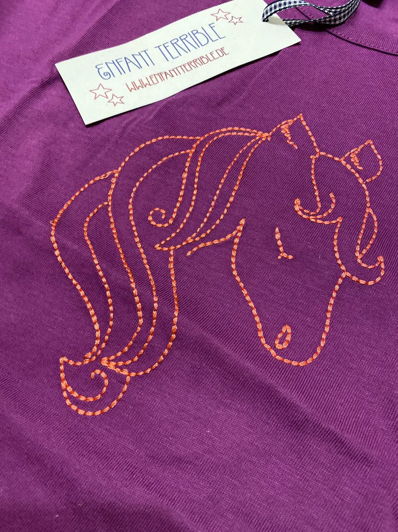 Enfant Terrible T-Shirst mit Pferdestckerei 86 | 18m, 92 | 2yrs