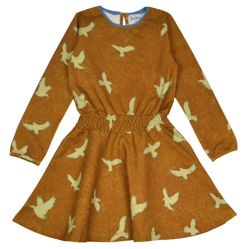 Ba*ba Kleid mit Vögel 104 | 4yrs
