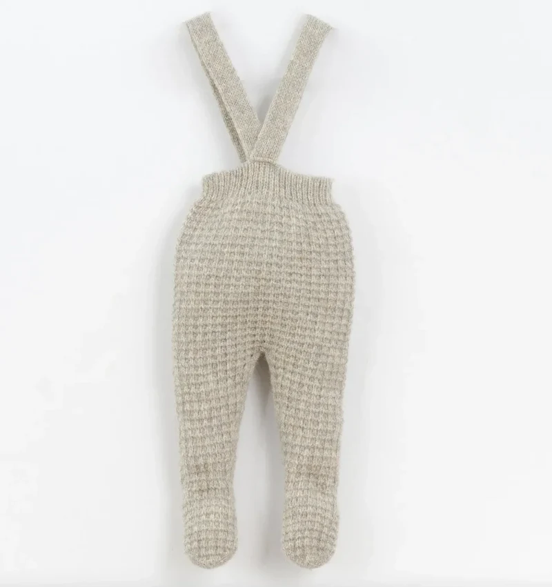 Play Up Woll-Strickhose mit Trägern aus Wollmischung 68 | 06m