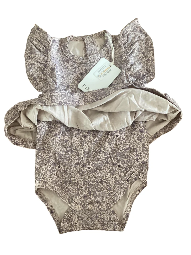 Fixoni Kleid mit Blumen und Unterbody 74 | 09m