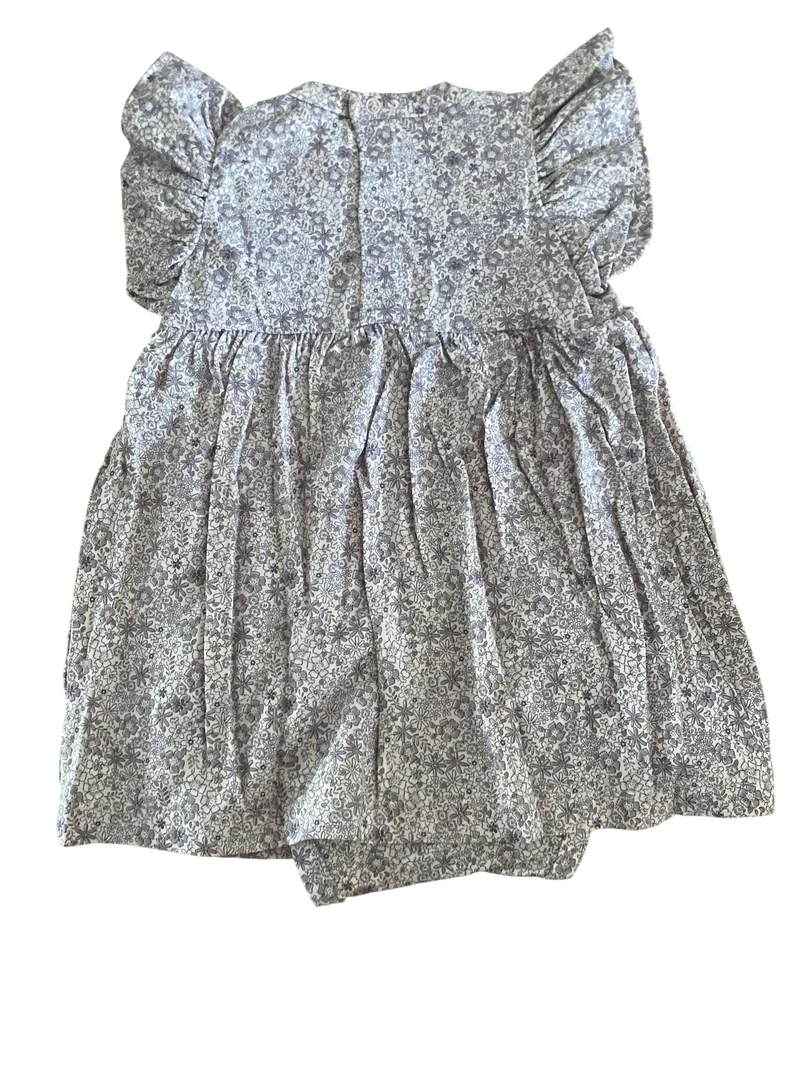 Fixoni Kleid mit Blumen und Unterbody 80 | 12m