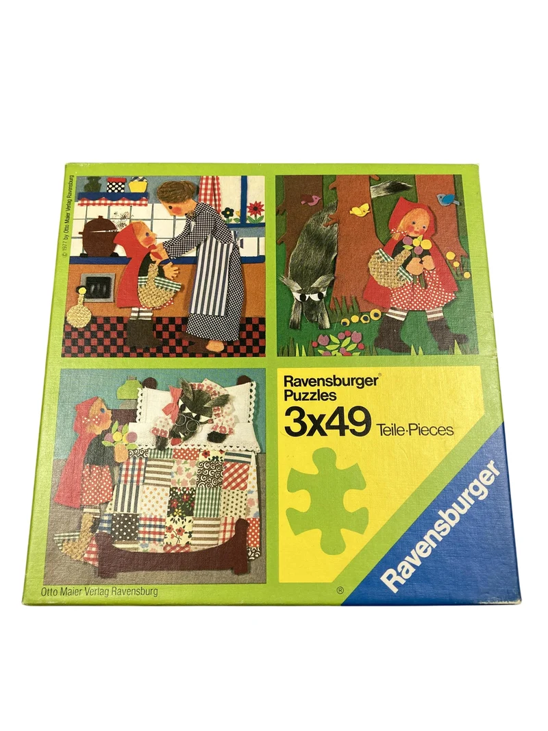 Ravensburger Puzzle 3x49 Rotkäppchen