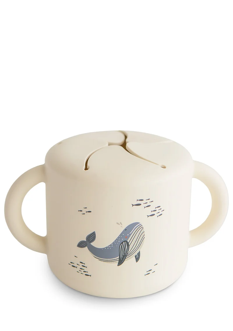 Silikon Snackbecher Whales