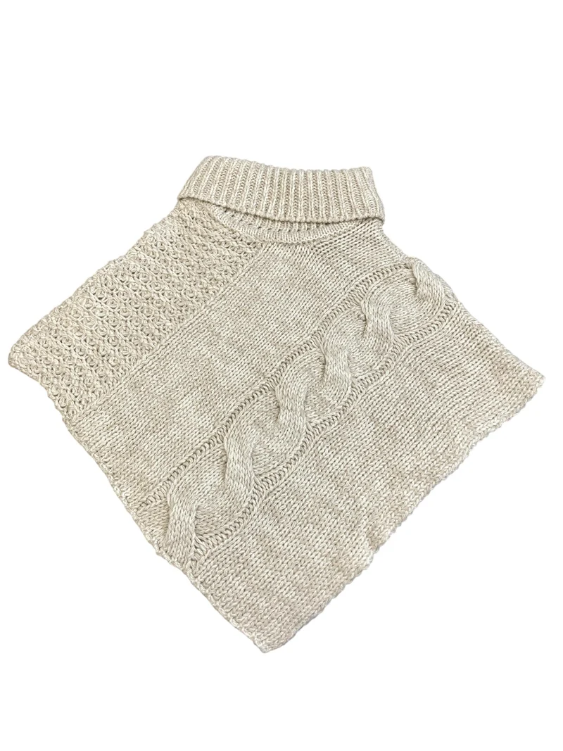 Lemon Beret Poncho 116 | 6yrs