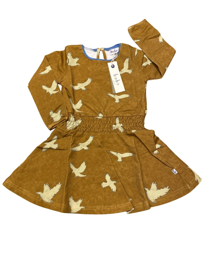 Ba*ba Kleid mit Vögel 116 | 6yrs