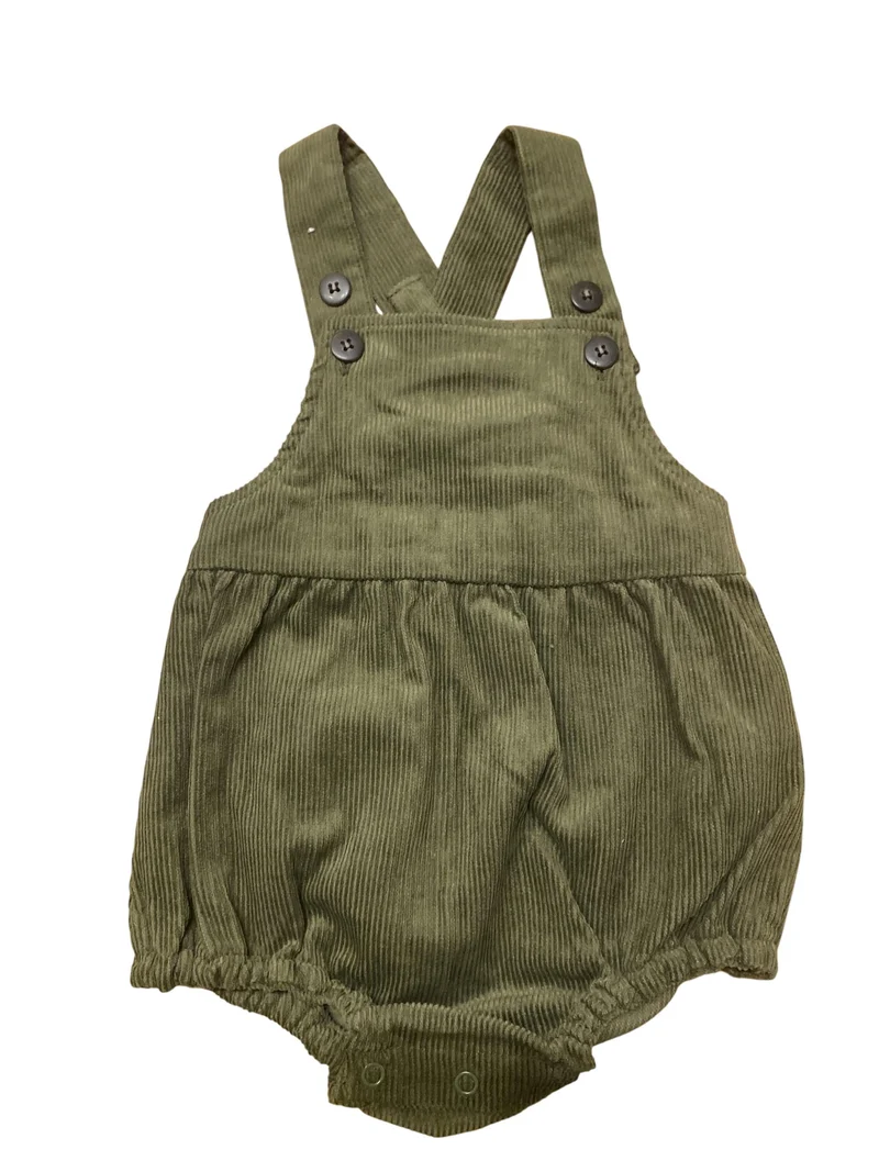 Wheat Cord Latz Romper 74 | 09m