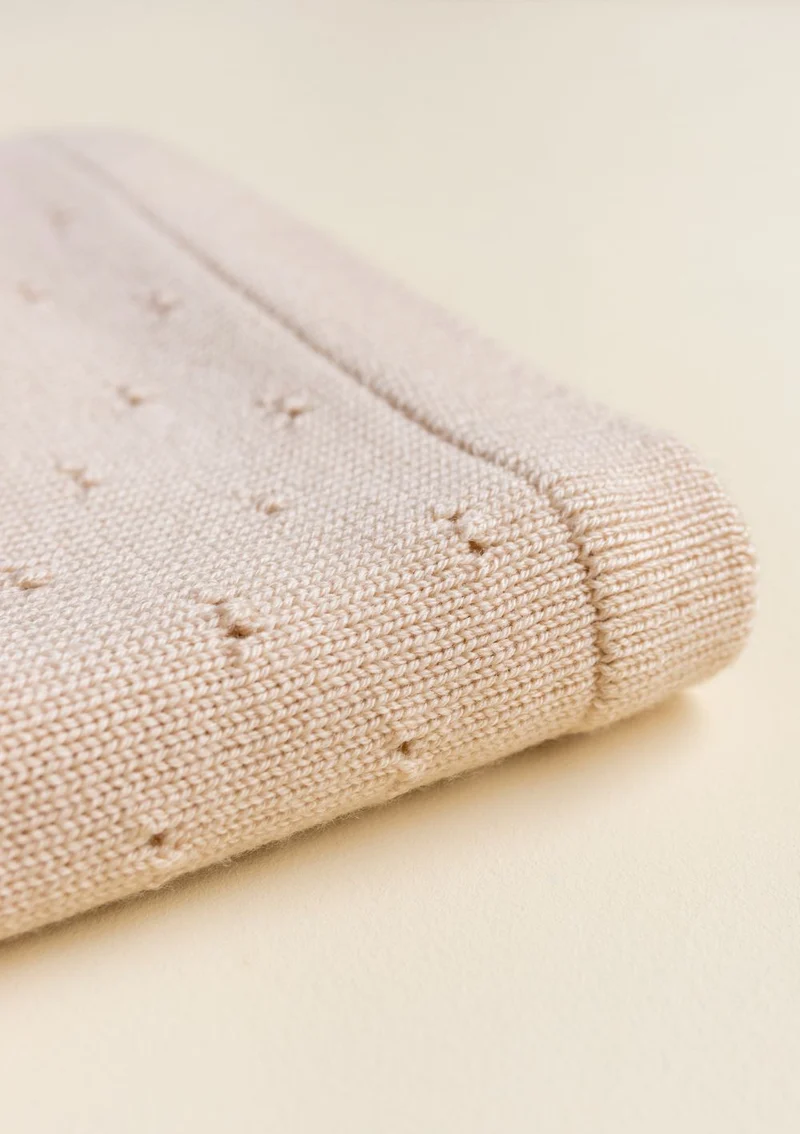 Merino Decke 'Bibi' Oat