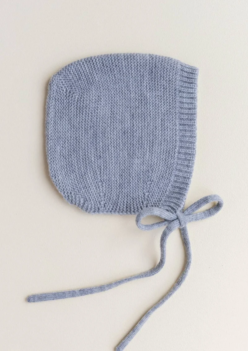 Merino Bonnet 'Dolly' Grey Melange