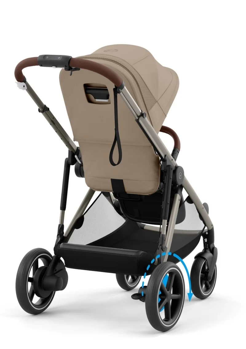 Kinderwagen 'e-Gazelle S' Almond Beige / Taupe Frame