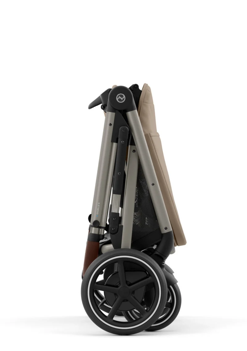 Kinderwagen 'e-Gazelle S' Almond Beige / Taupe Frame