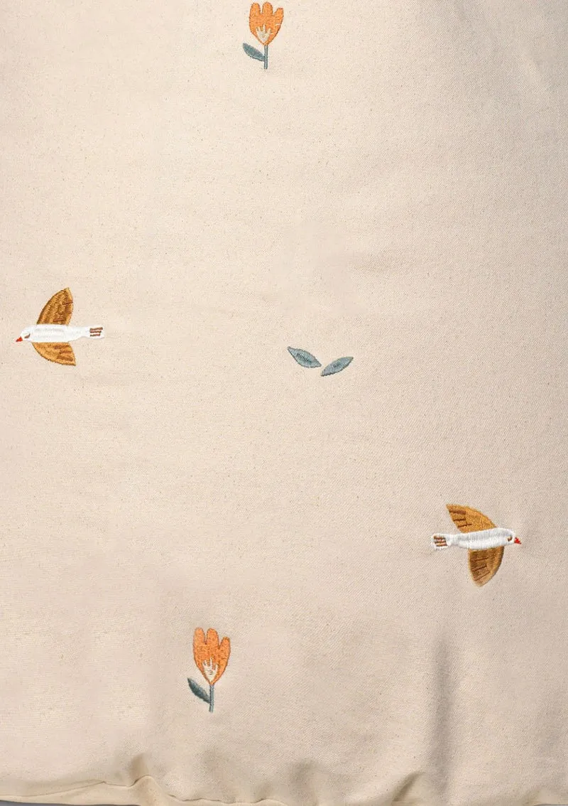 Bestickter Sitzsack 'Bay' Songbirds