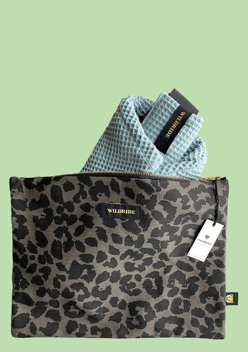 Aufbewahrungsbeutel Grey Leopard