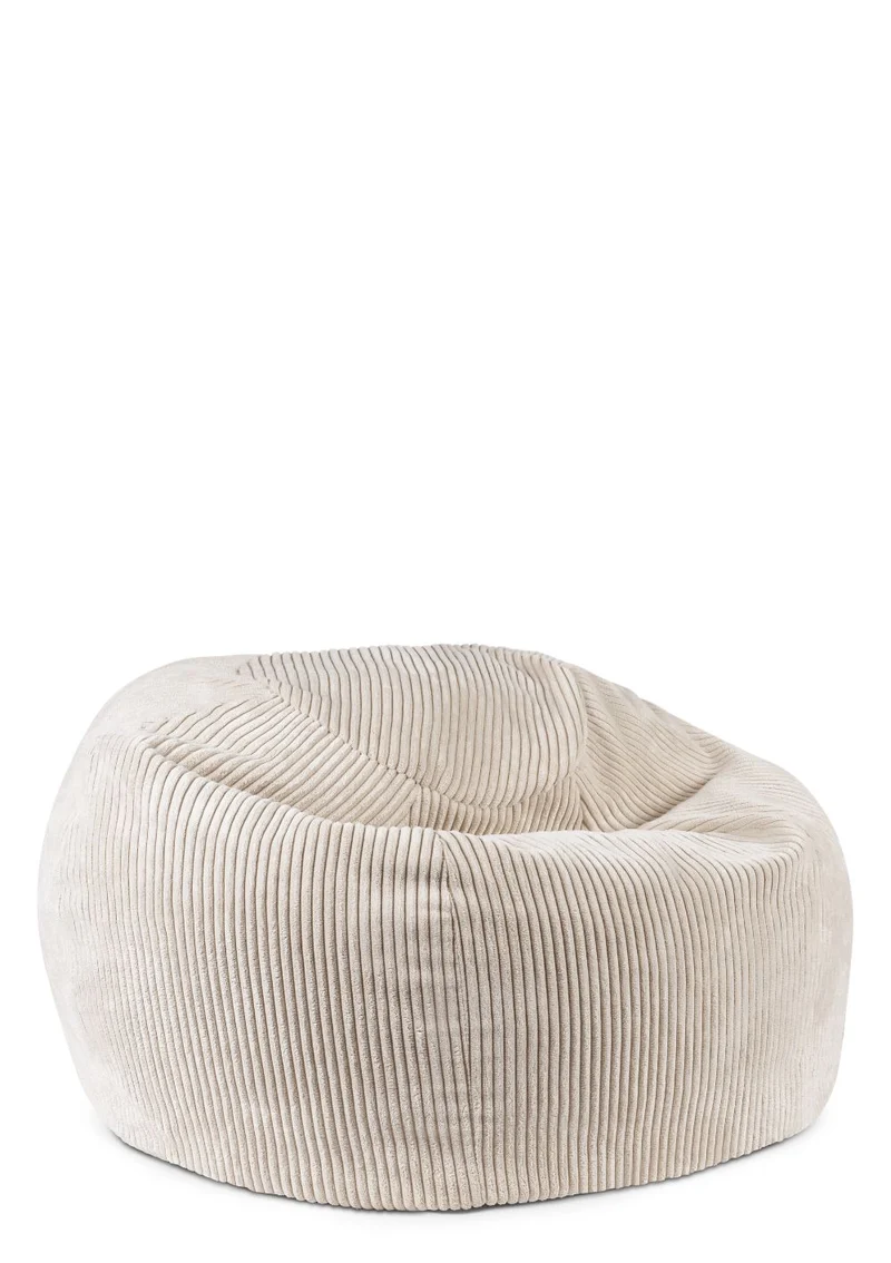 Sitzsack Cord Creme Beige