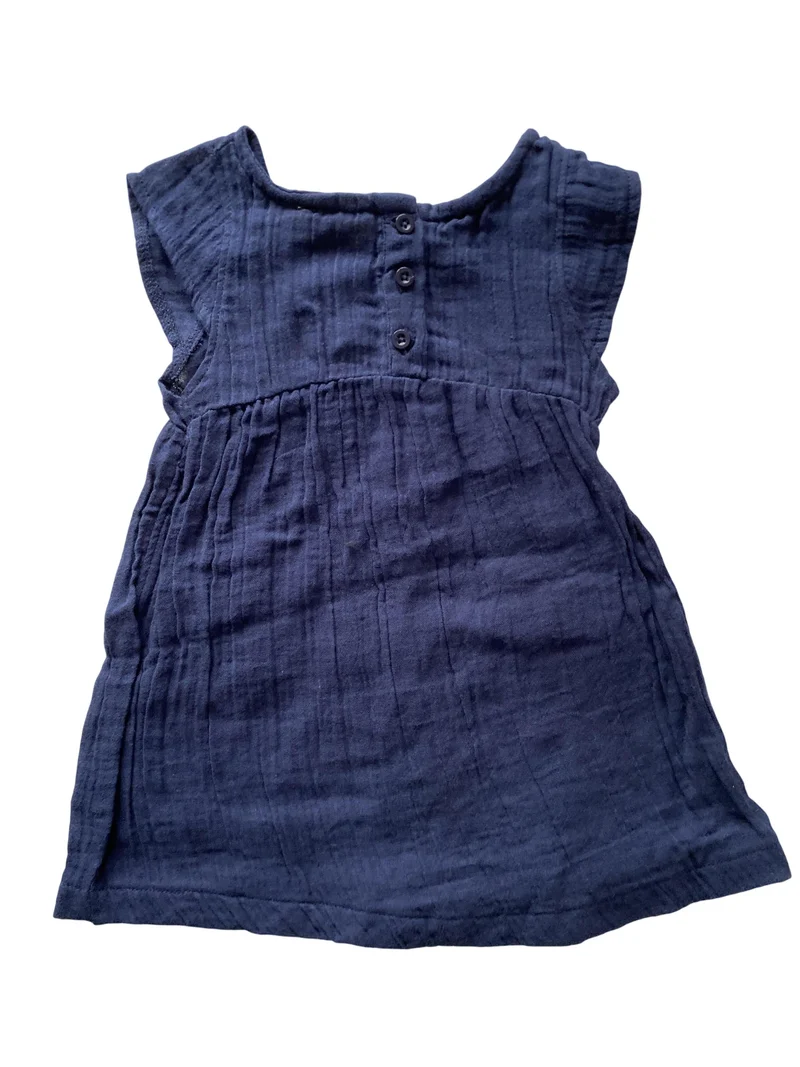 Sense Organics Musselin Kleid 68 | 06m, 74 | 09m