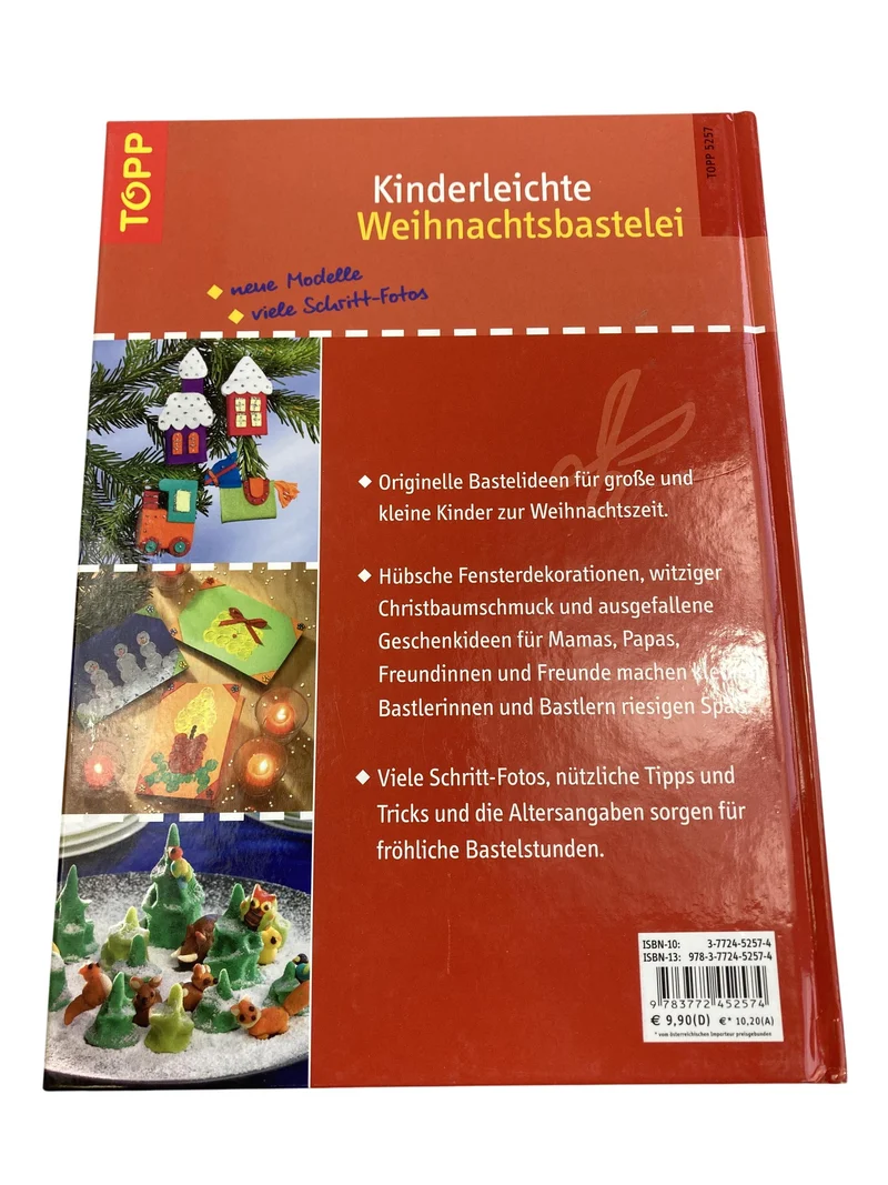Topp Kinderleichte Weihnachtsbastelei