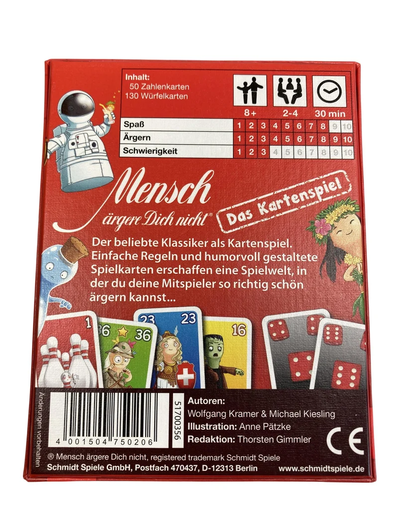 Schmidt Mensch ärgere Dich nicht - Das Kartenspiel
