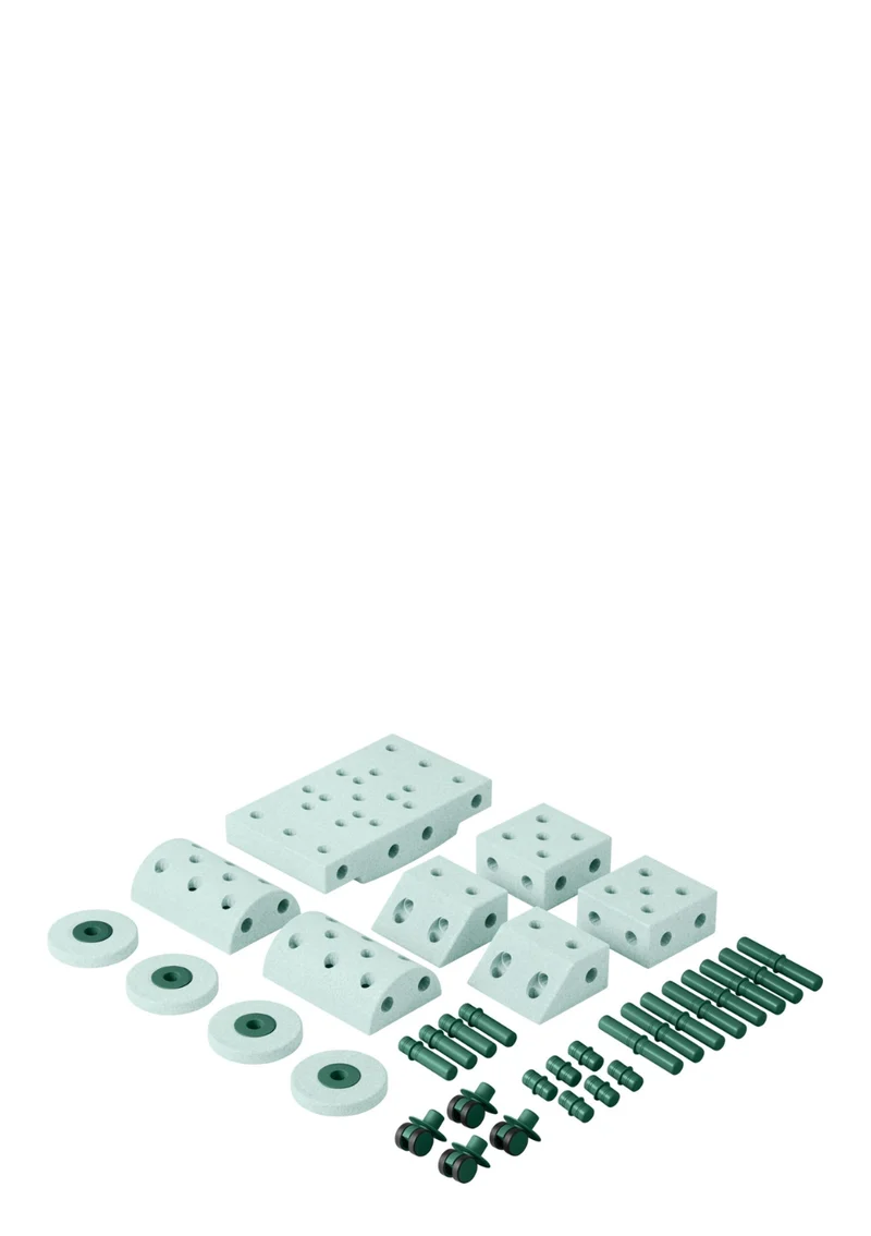 Bauspielzeug 'Dreamer-Set' 34-teilig Ocean Mint / Forest Green