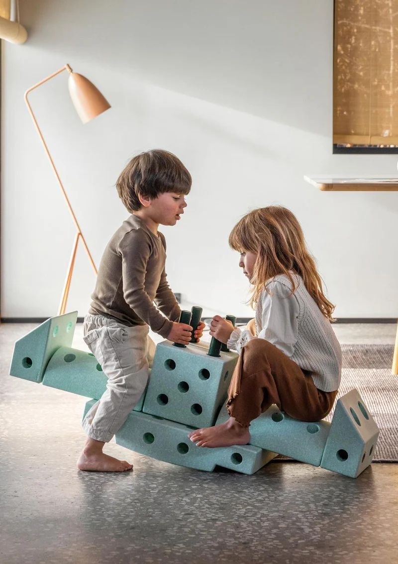 Bauspielzeug 'Dreamer-Set' 34-teilig Ocean Mint / Forest Green