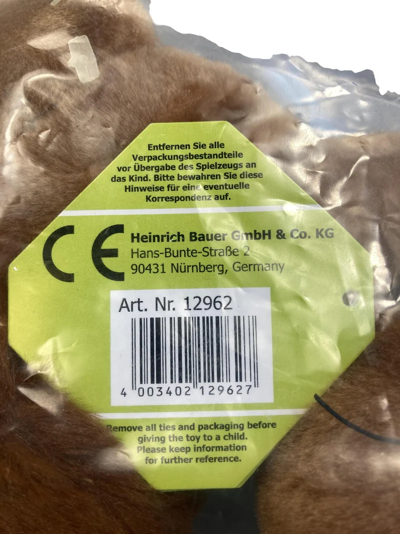 Heinrich Bauer Kuscheltier Eichhörnchen