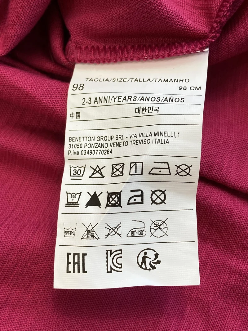 Benetton Langarmshirt 98 | 3yrs