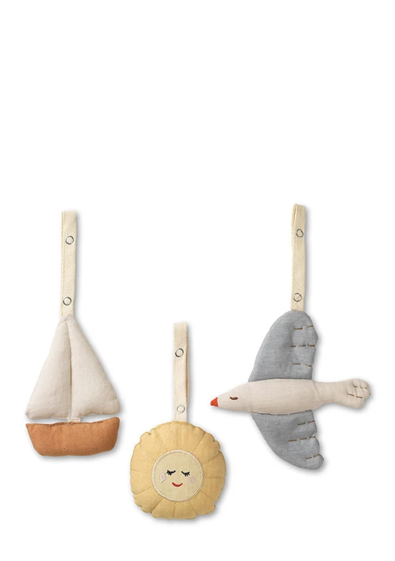 3er Pack Spielzeug Anhänger 'Nemo' Sailboats